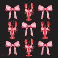 Pink Bow Cute Coquette Crawfish Clean Girl Aesthetic Tumbler thumb 3