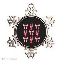 Pink Bow Cute Coquette Crawfish Clean Girl Aesthetic Ornament thumb 0