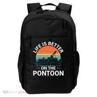 Pontoon Boat Captain Life Is Better On The Pontoon Backpack thumb 0
