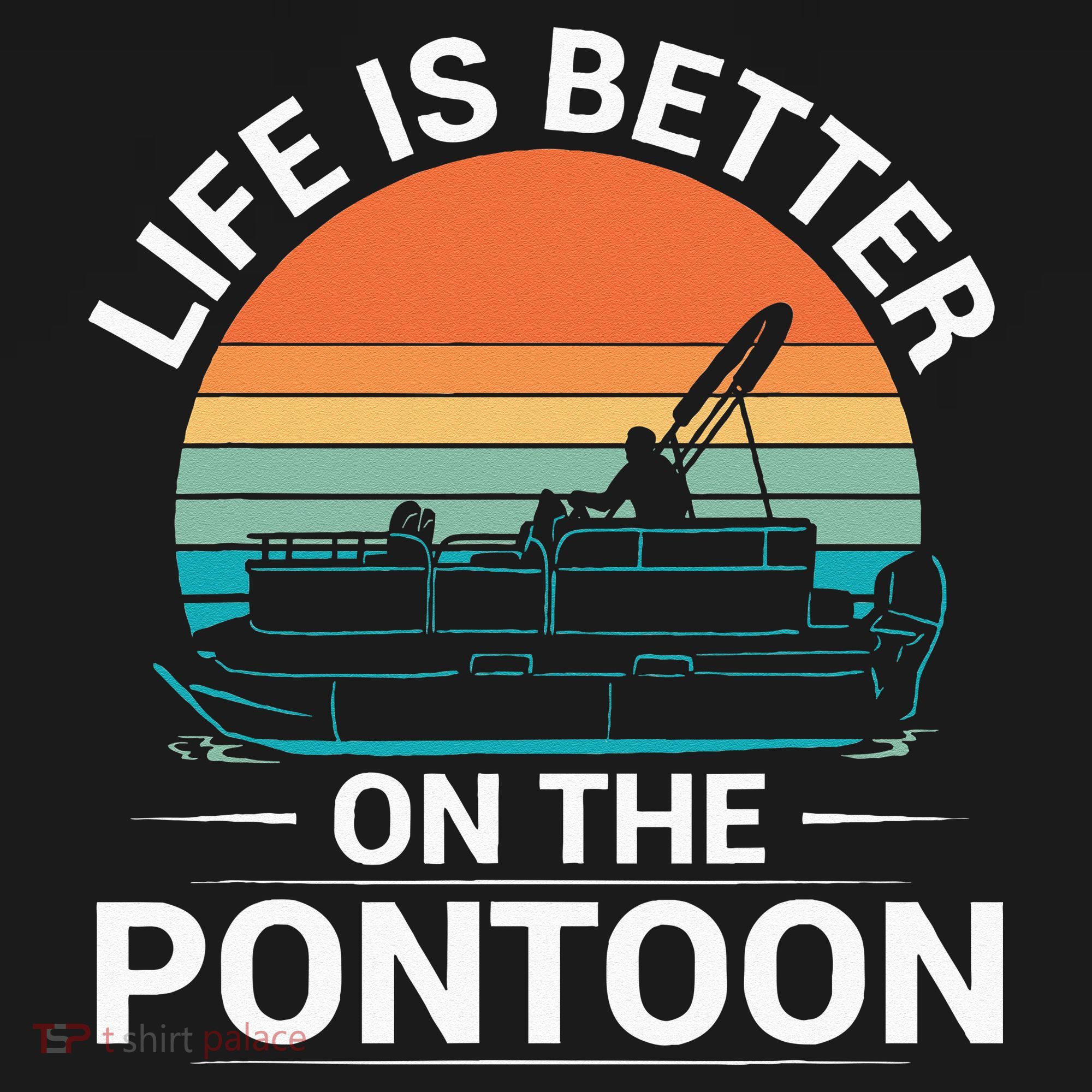Pontoon Boat Captain Life Is Better On The Pontoon Women's Tank Top