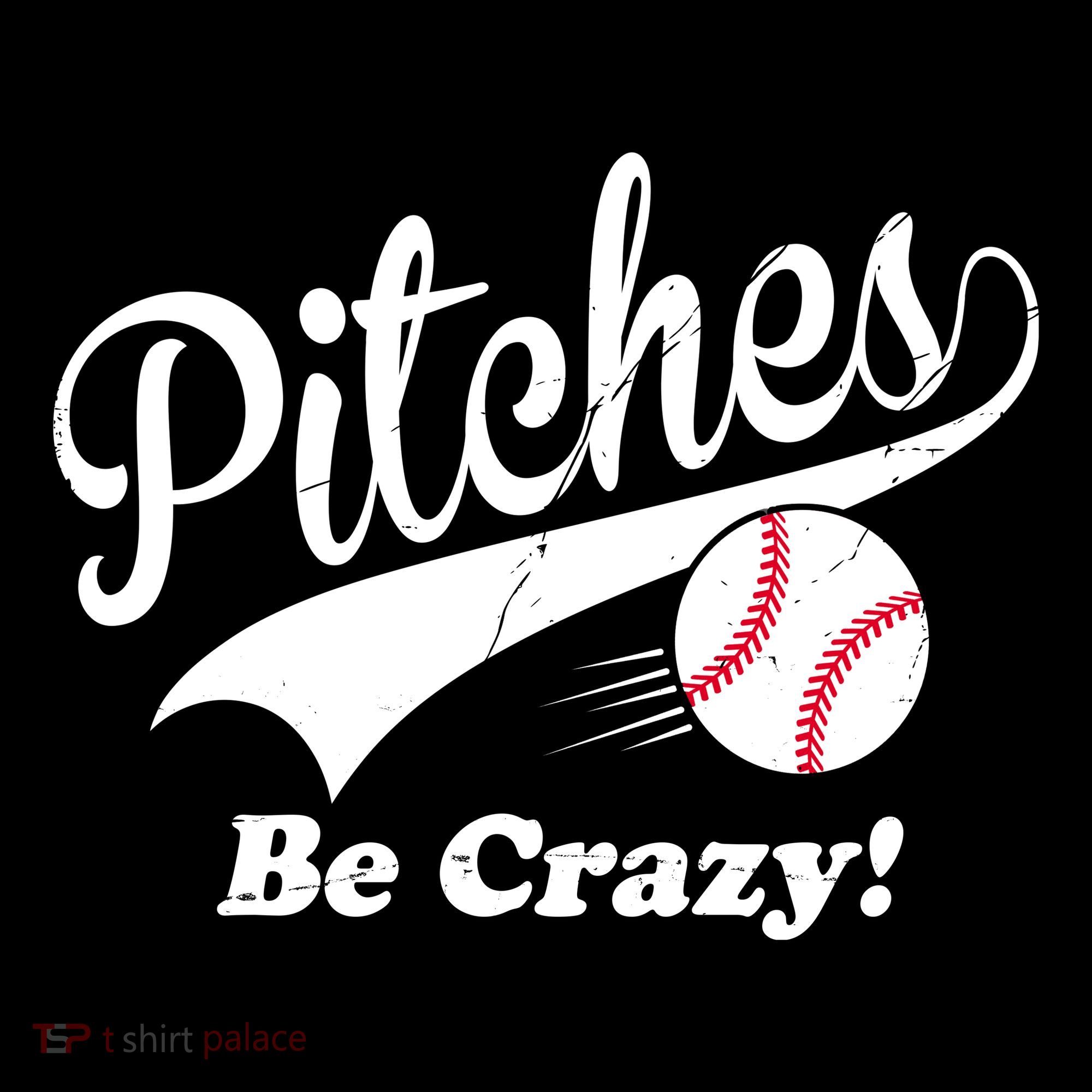 Pitches Be Crazy Funny Baseball Sport Women's Hoodie