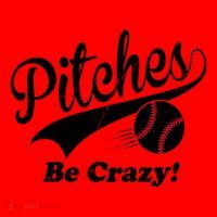 Pitches Be Crazy Funny Baseball Sport Santa Hat thumb 1