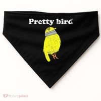 Pretty Bird Cute Dumb Funny USA-Made Doggie Bandana thumb 0
