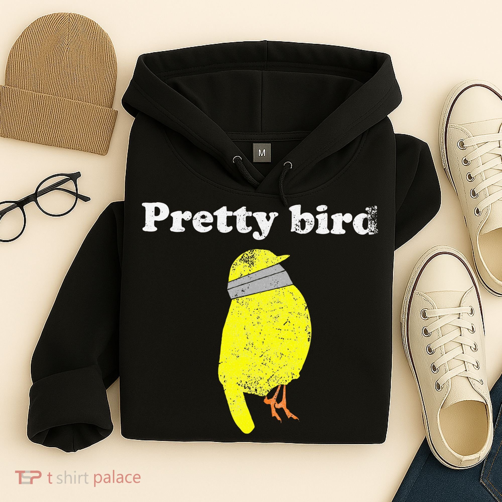 Pretty Bird Cute Dumb Funny Hoodie