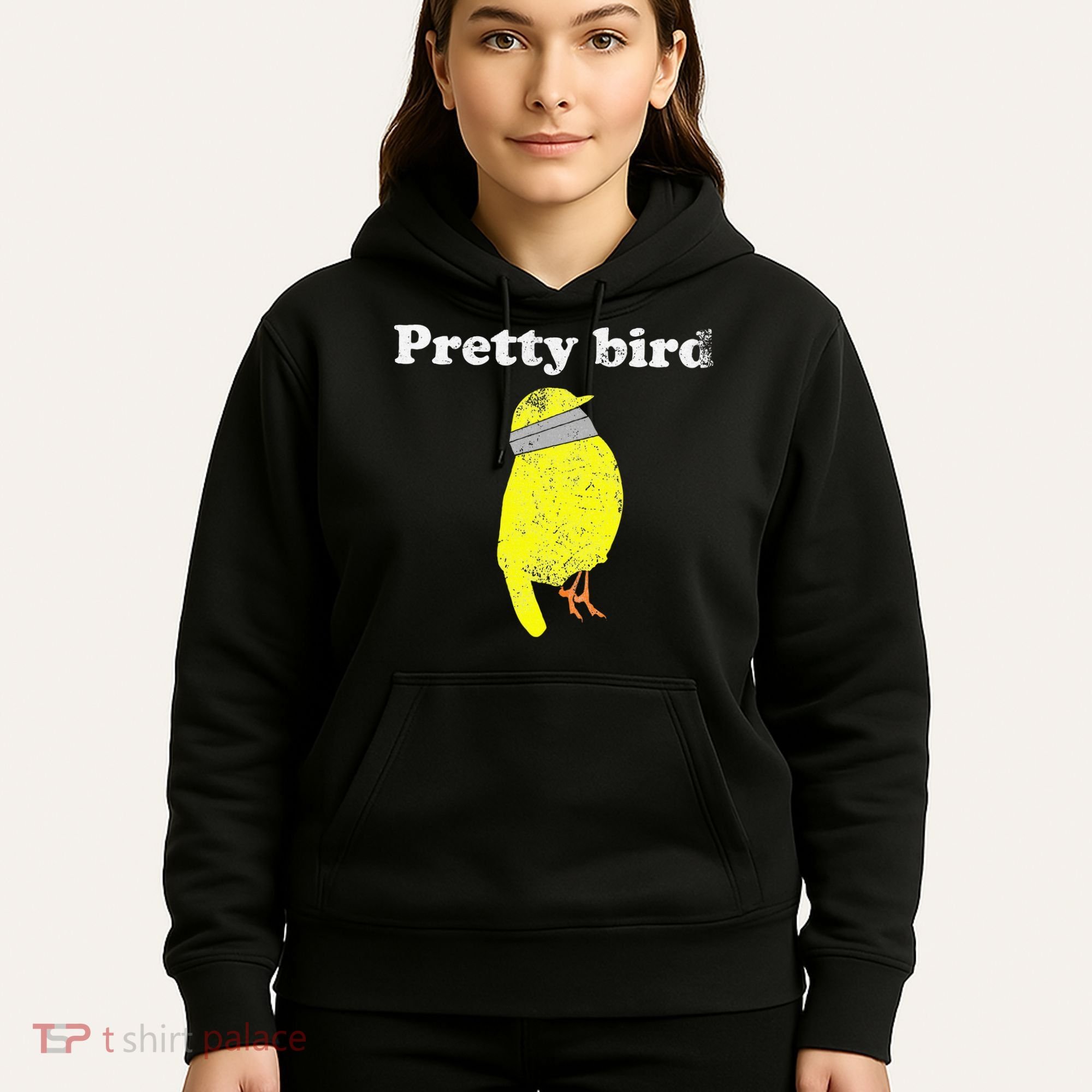 Pretty Bird Cute Dumb Funny Hoodie