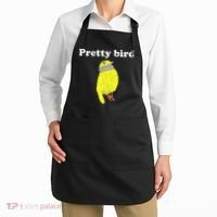Pretty Bird Cute Dumb Funny Apron thumb 2