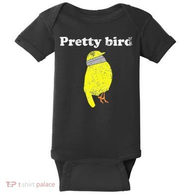Pretty Bird Cute Dumb Funny Baby Bodysuit