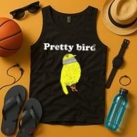 Pretty Bird Cute Dumb Funny Tank Top thumb 4