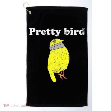 Pretty Bird Cute Dumb Funny Golf Towel