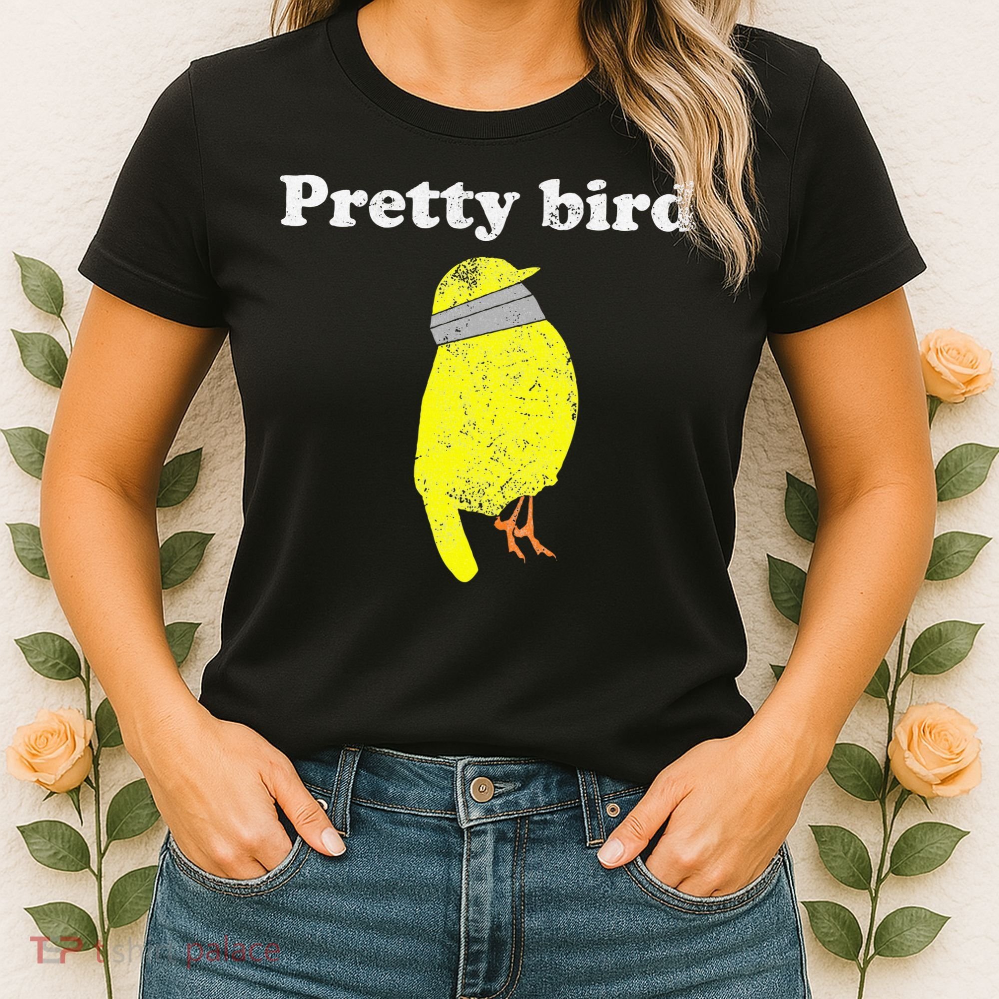 Pretty Bird Cute Dumb Funny Women's T-Shirt