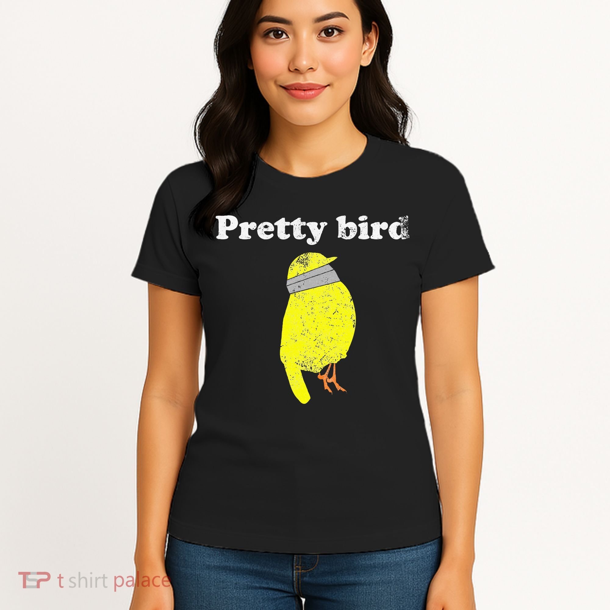 Pretty Bird Cute Dumb Funny Women's T-Shirt