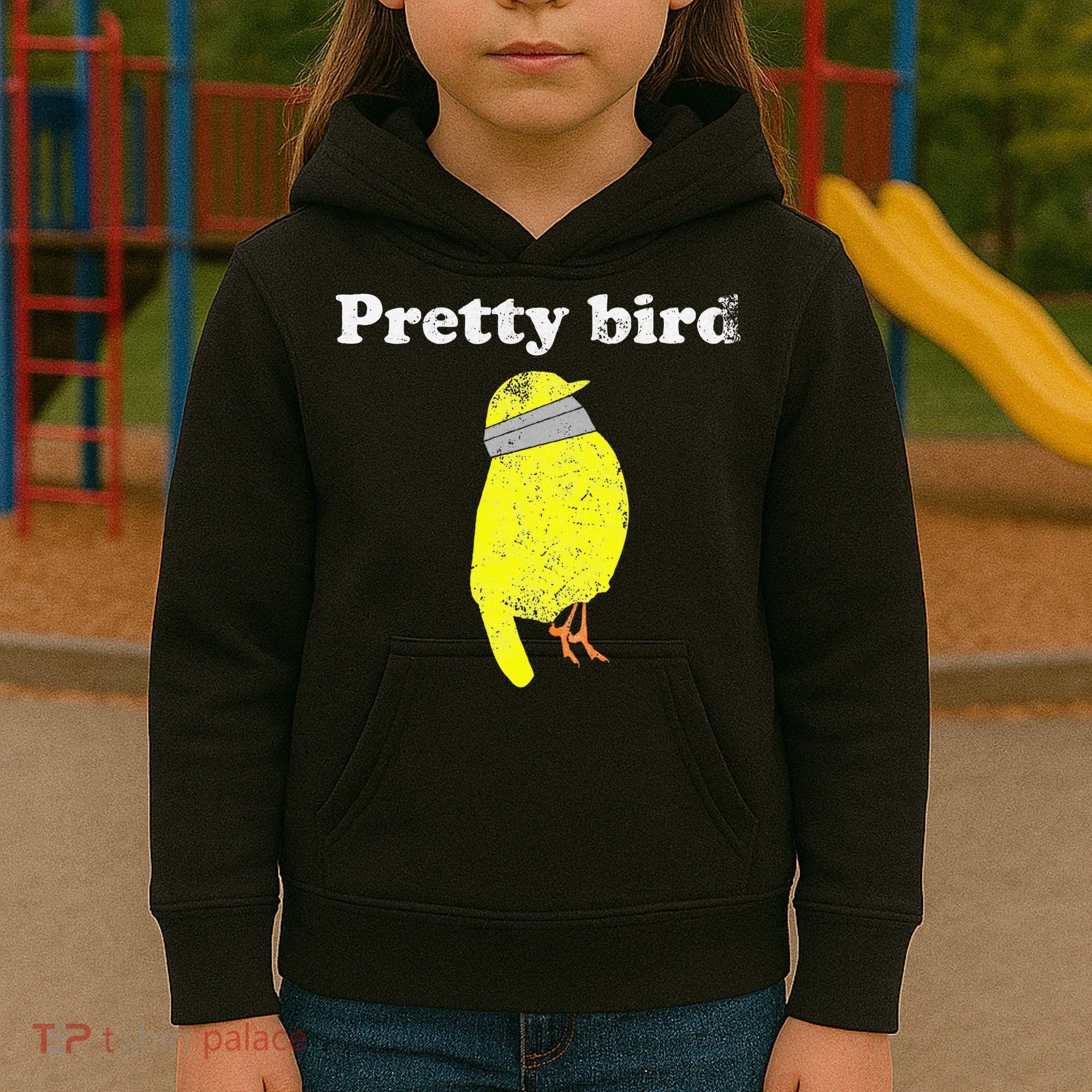 Pretty Bird Cute Dumb Funny Kids Hoodie