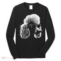 Poodle Best Dog Sunglasses Pet Lover Dog Long Sleeve Shirt thumb 0