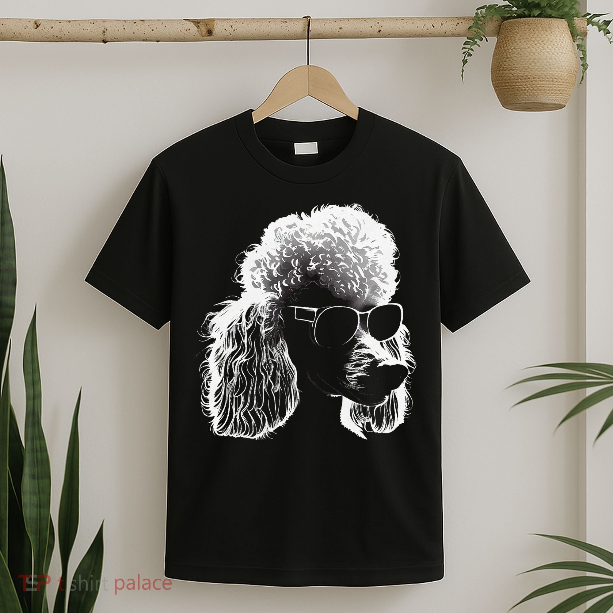 Poodle Best Dog Sunglasses Pet Lover Dog T-Shirt