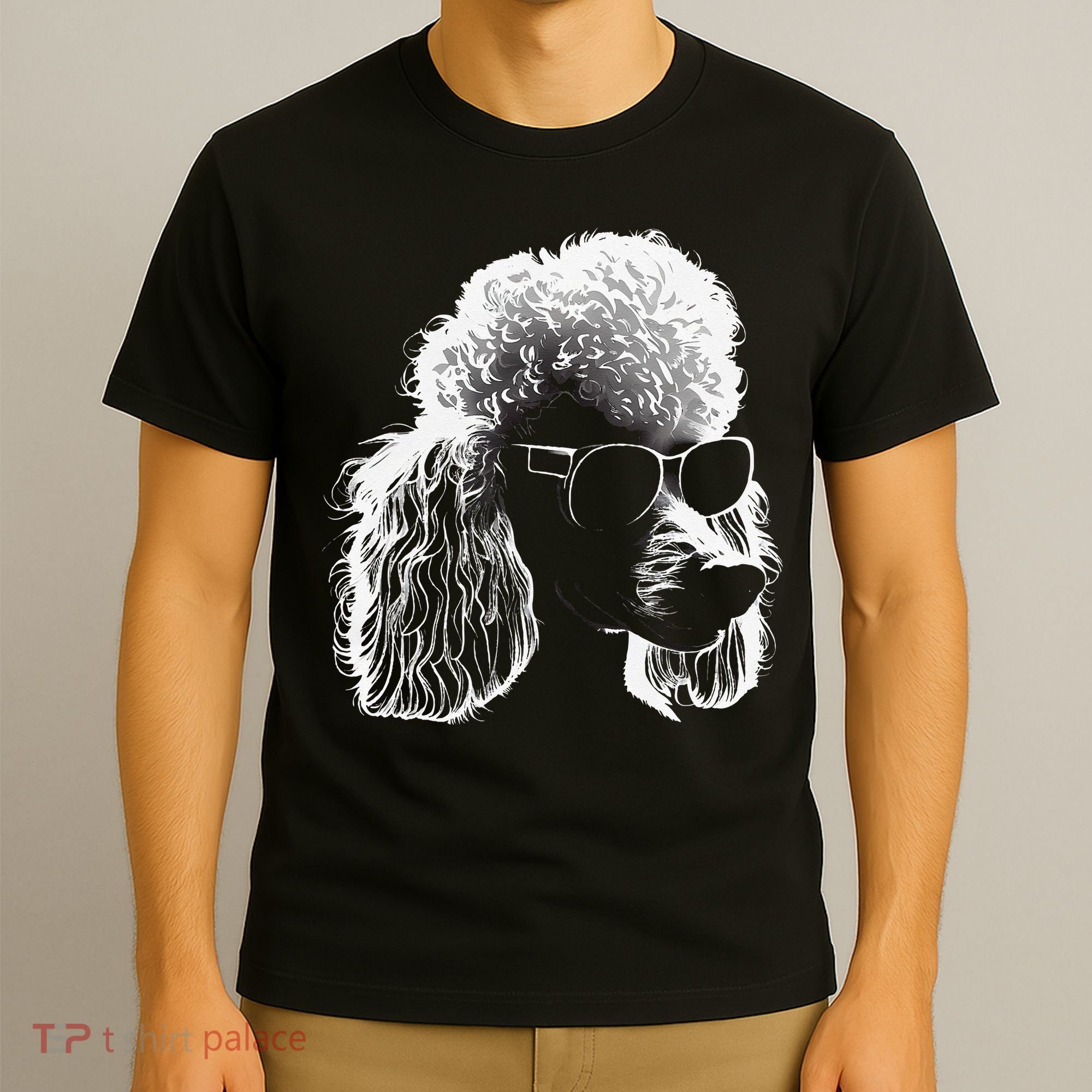 Poodle Best Dog Sunglasses Pet Lover Dog T-Shirt