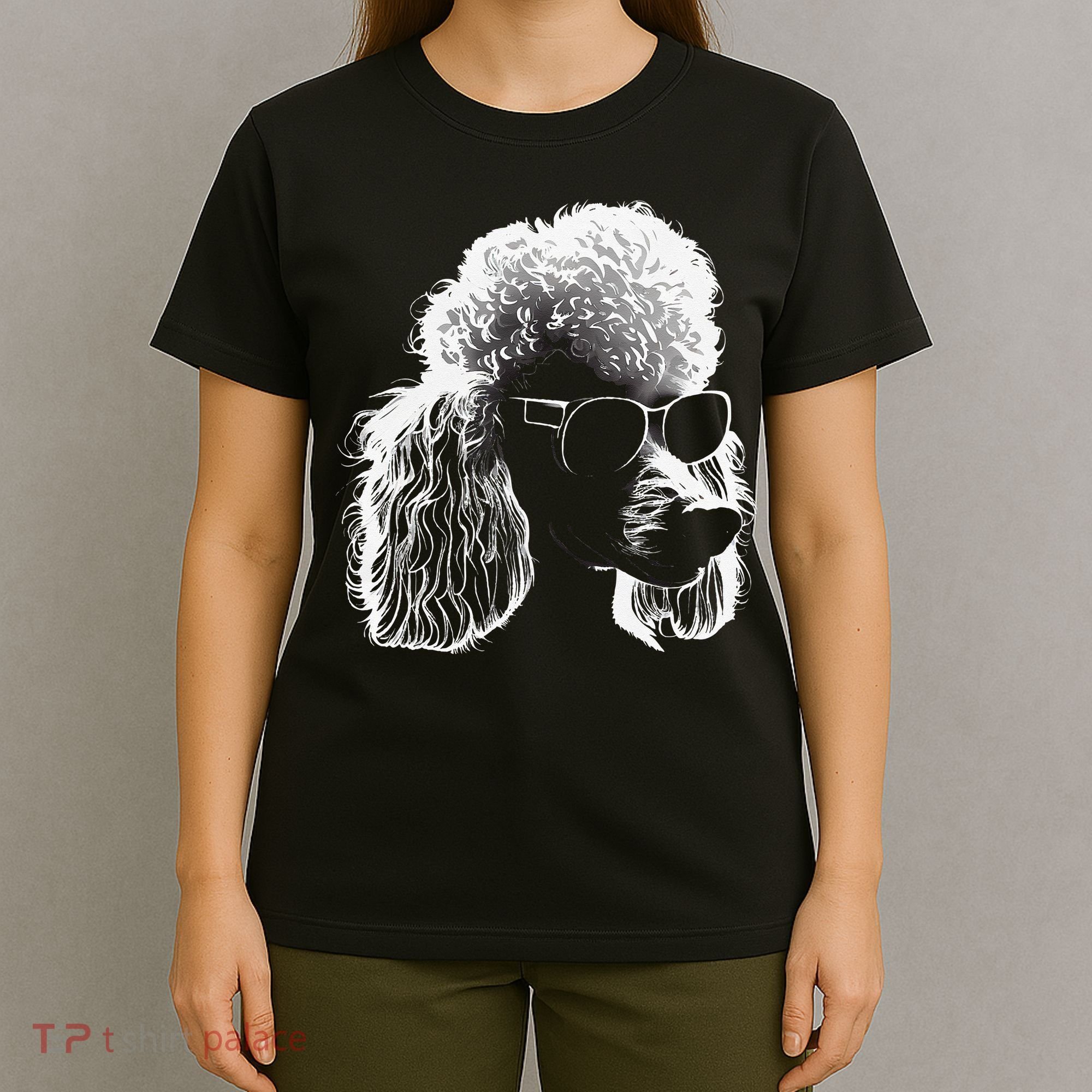 Poodle Best Dog Sunglasses Pet Lover Dog T-Shirt