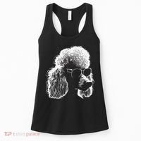 Poodle Best Dog Sunglasses Pet Lover Dog Women's Tank Top thumb 0