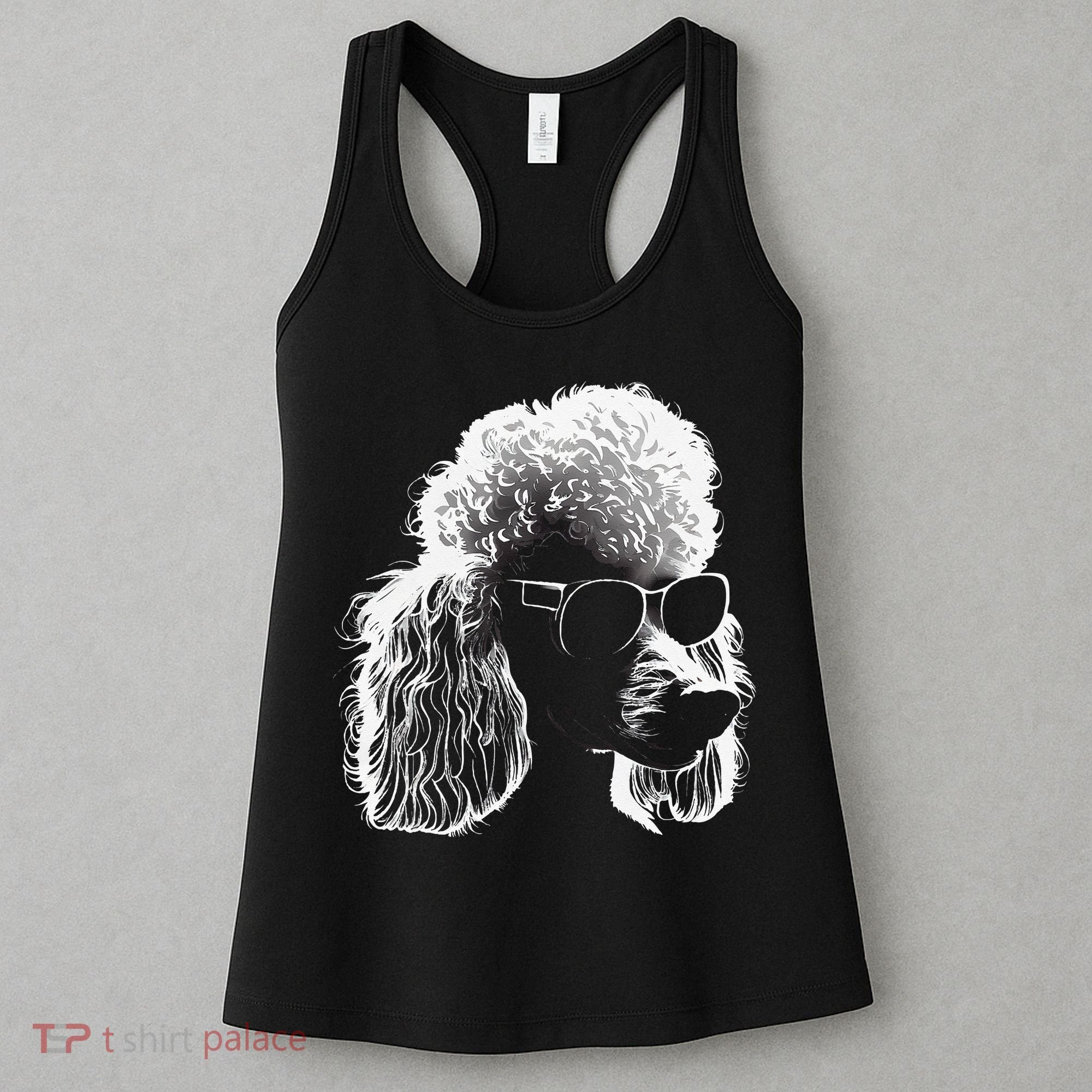 Poodle Best Dog Sunglasses Pet Lover Dog Women's Tank Top