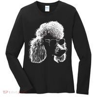 Poodle Best Dog Sunglasses Pet Lover Dog Women's Long Sleeve Shirt thumb 0