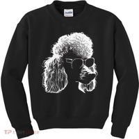 Poodle Best Dog Sunglasses Pet Lover Dog Kids Sweatshirt thumb 0