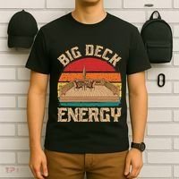 Patio Big Deck Energy Grilling Outdoorsy Meat Bbq Smoker T-Shirt thumb 6