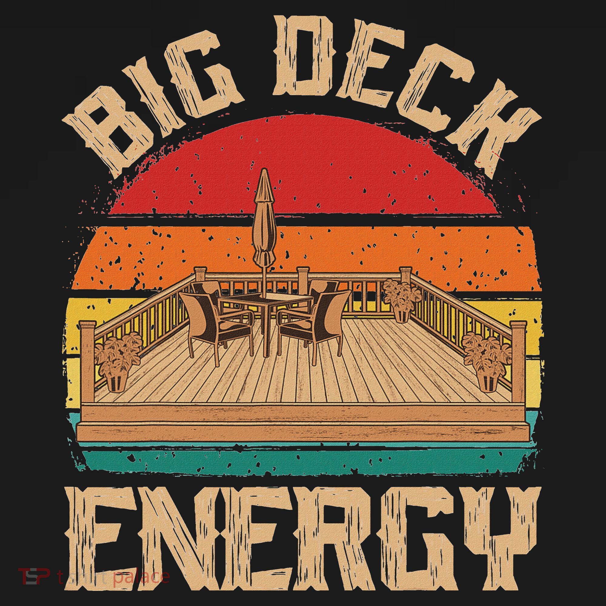 Patio Big Deck Energy Grilling Outdoorsy Meat Bbq Smoker Women's Tank Top