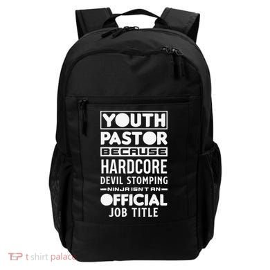 Pastor Because Devil Stomping Ninja Funny Backpack