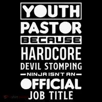 Pastor Because Devil Stomping Ninja Funny Backpack thumb 2