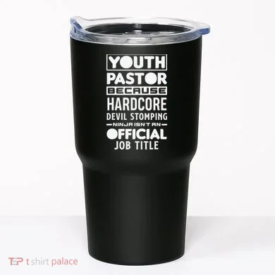 Pastor Because Devil Stomping Ninja Funny Tumbler