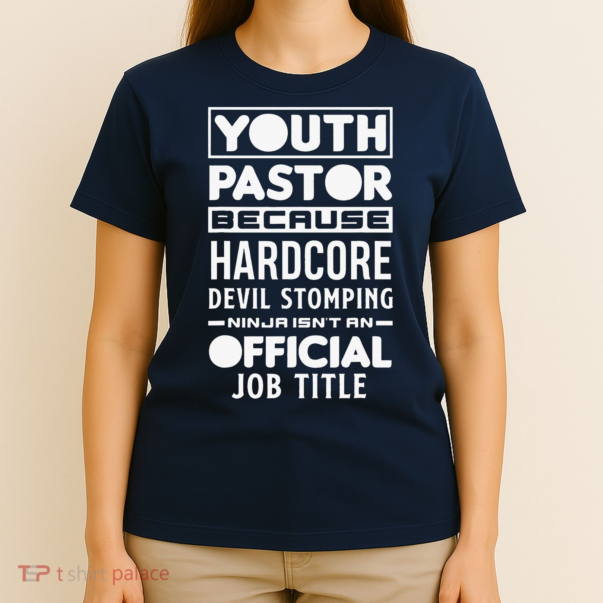 Pastor Because Devil Stomping Ninja Funny T-Shirt