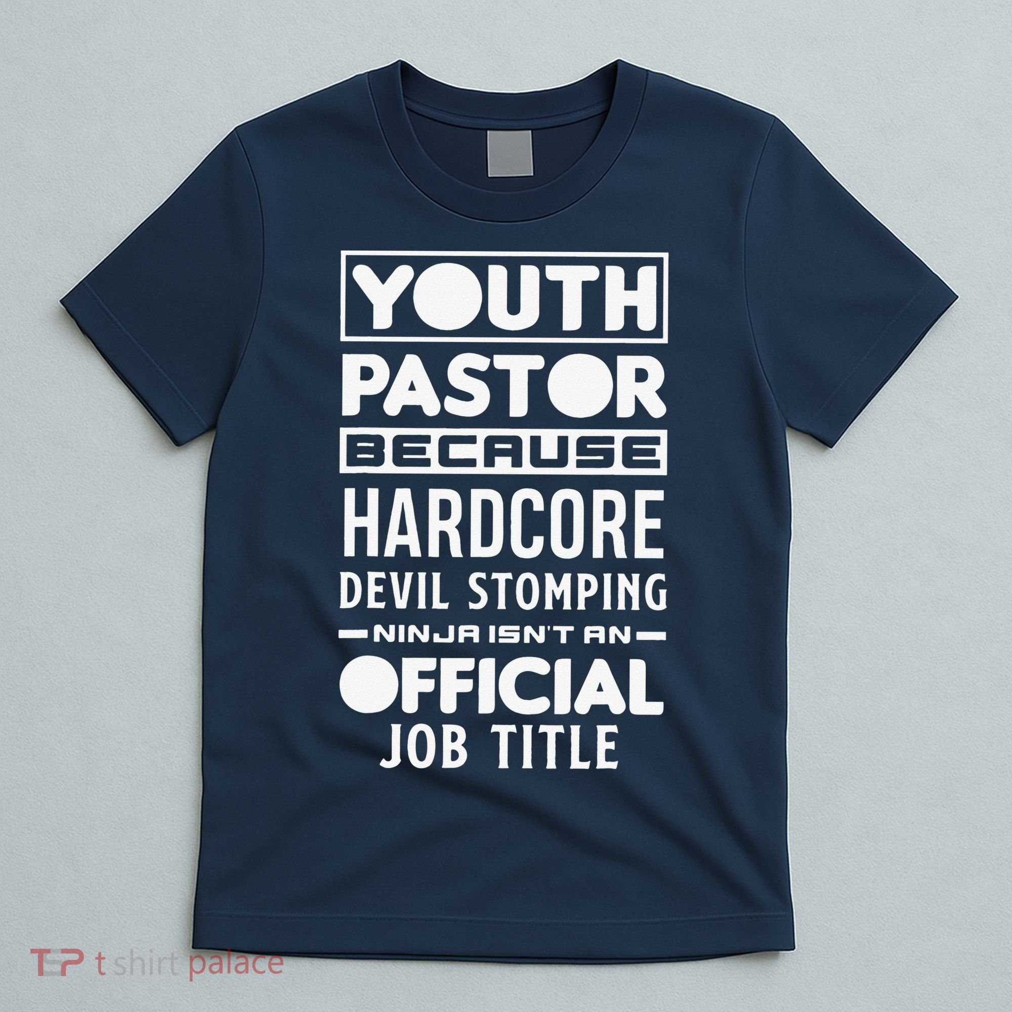 Pastor Because Devil Stomping Ninja Funny T-Shirt