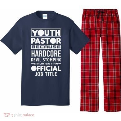 Pastor Because Devil Stomping Ninja Funny Pajama Set