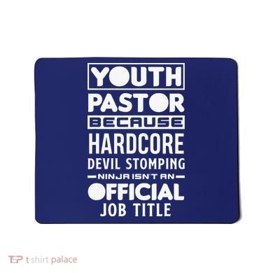 Pastor Because Devil Stomping Ninja Funny Mousepad