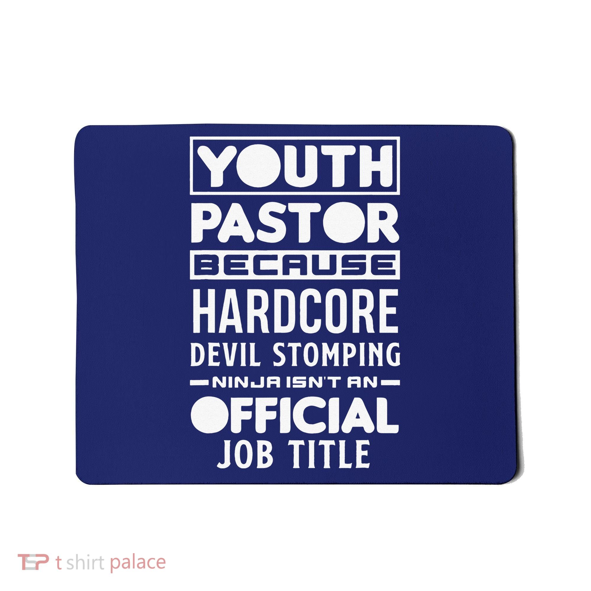 Pastor Because Devil Stomping Ninja Funny Mousepad