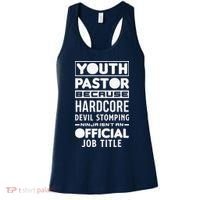 Pastor Because Devil Stomping Ninja Funny Women's Tank Top thumb 0
