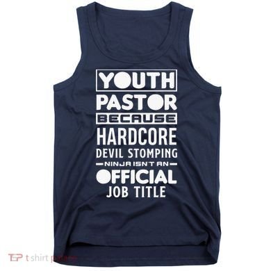 Pastor Because Devil Stomping Ninja Funny Tank Top