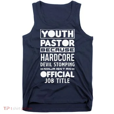 Pastor Because Devil Stomping Ninja Funny Tank Top