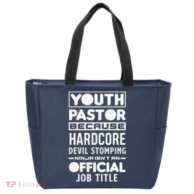 Pastor Because Devil Stomping Ninja Funny Tote Bag