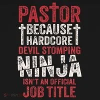 Pastor Because Devil Stomping Ninja IsnT Job Title Toddler Hoodie thumb 2