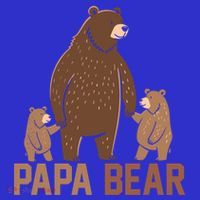 Papa Bear Dad Two Cubs Daddy Bear 2 FatherS Day Gift Sweatshirt thumb 3