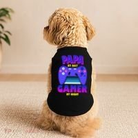 Papa By Day Gamer By Night Doggie Tank thumb 2