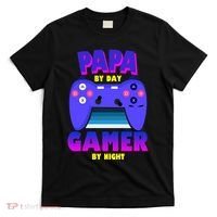 Papa By Day Gamer By Night T-Shirt thumb 0