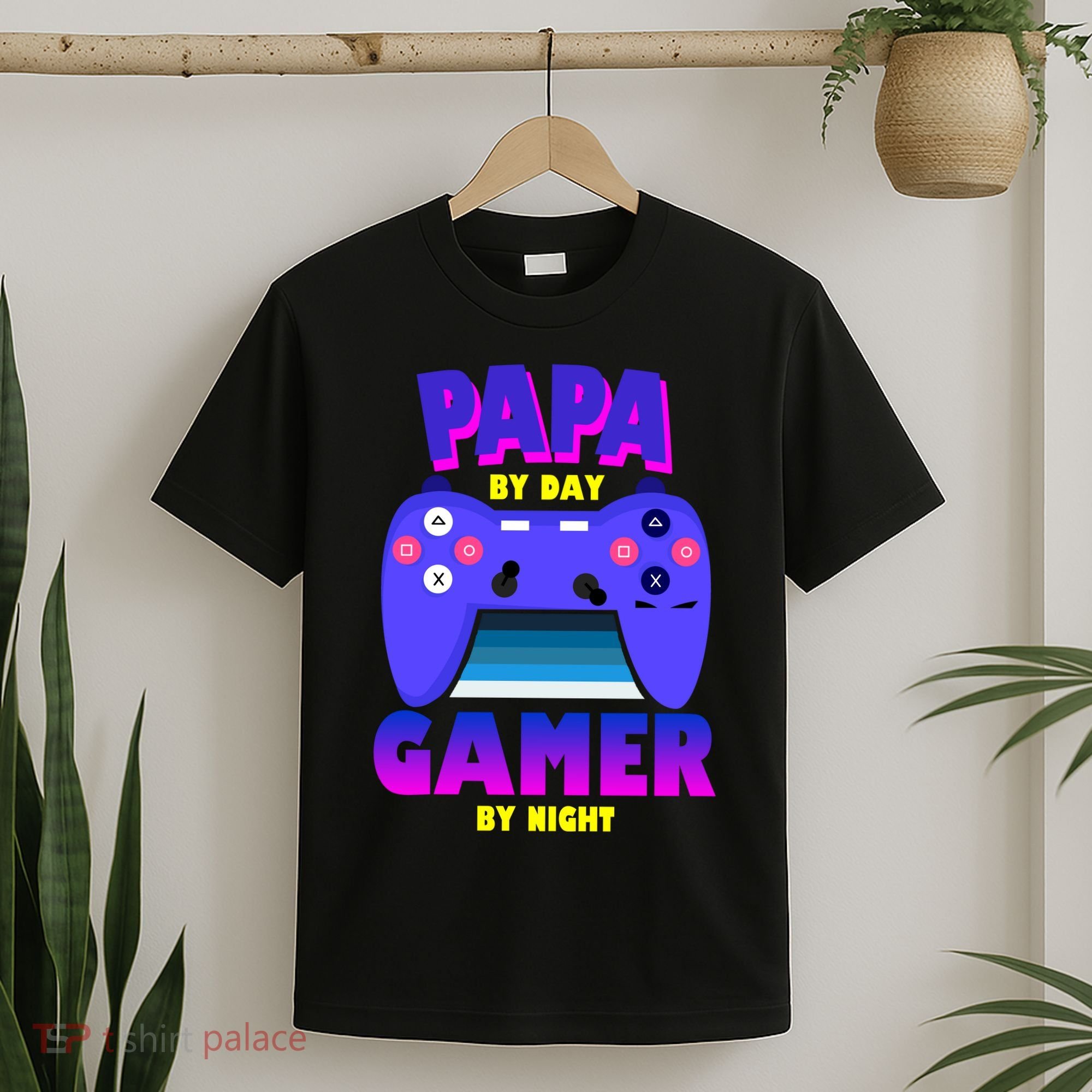 Papa By Day Gamer By Night T-Shirt