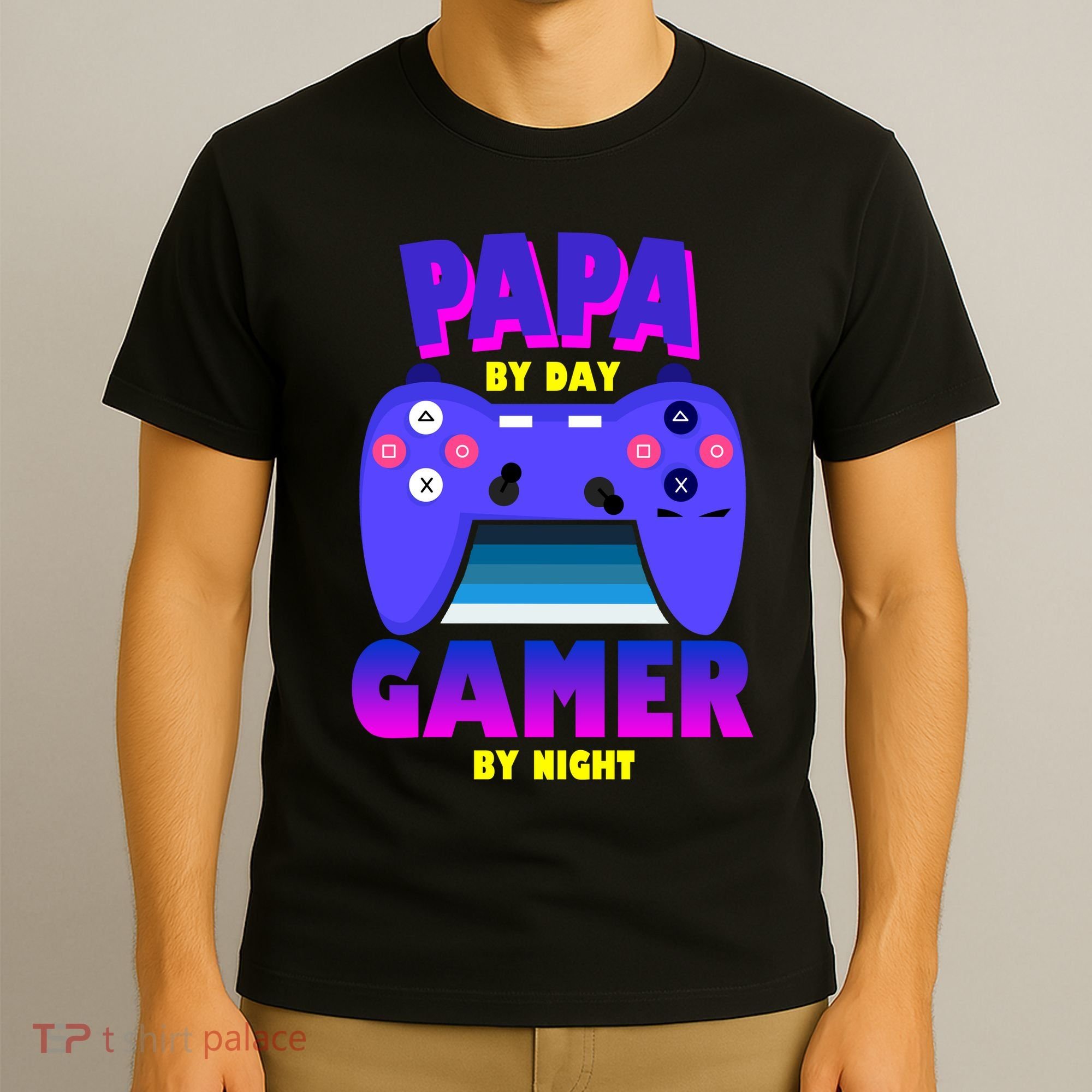 Papa By Day Gamer By Night T-Shirt