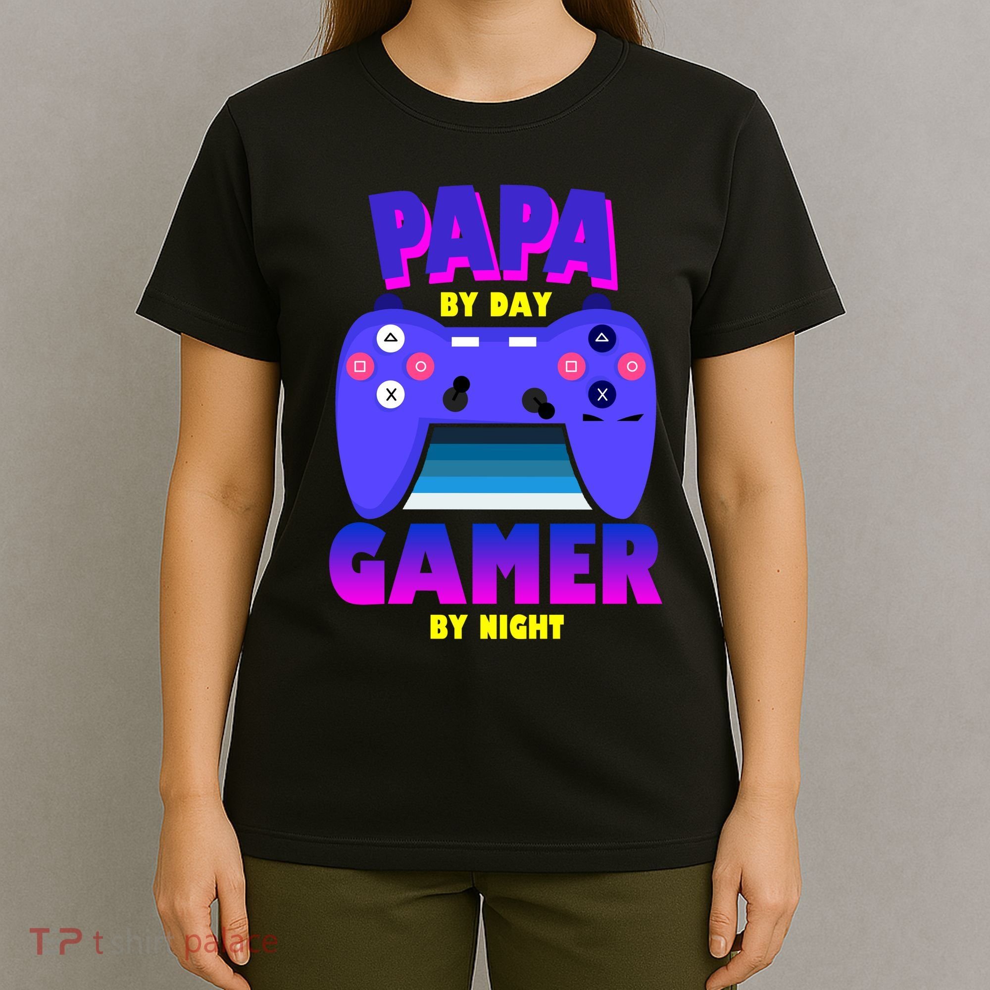 Papa By Day Gamer By Night T-Shirt