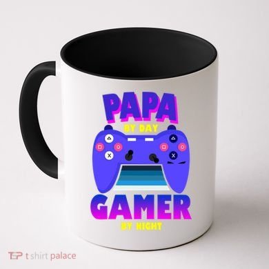 Papa By Day Gamer By Night Coffee Mug