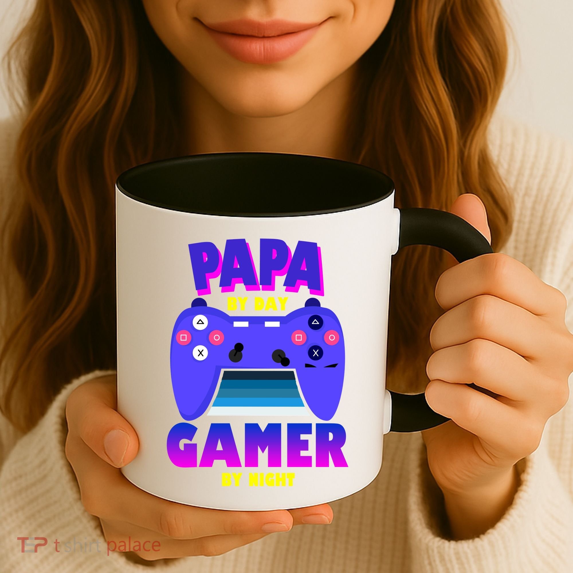 Papa By Day Gamer By Night Coffee Mug