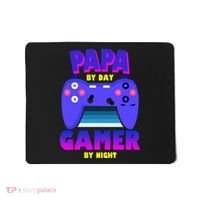 Papa By Day Gamer By Night Mousepad thumb 0