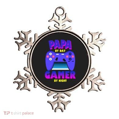 Papa By Day Gamer By Night Ornament