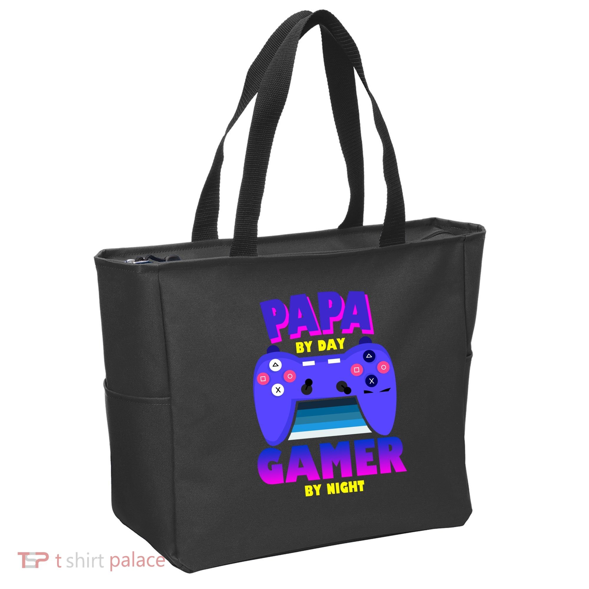 Papa By Day Gamer By Night Tote Bag